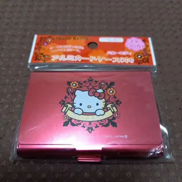 [ 초레어 ] 헬로키티 알루미늄 카드 케이스