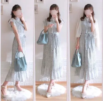 토코 클로젯 허리 리본 포함 원피스 M