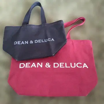 DEAN & DELUCA 토트백 세트 블랙 빨간색