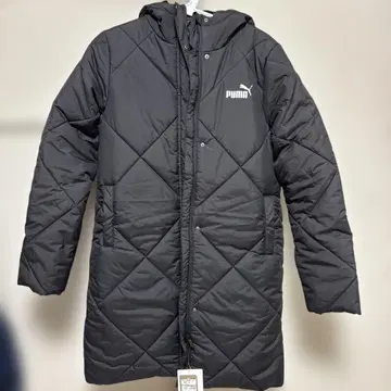 푸마 롱 자켓 벤치 코트 블랙 여성 M 사이즈