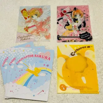 카드캡터 사쿠라 미니 클리어 파일 3장 세트