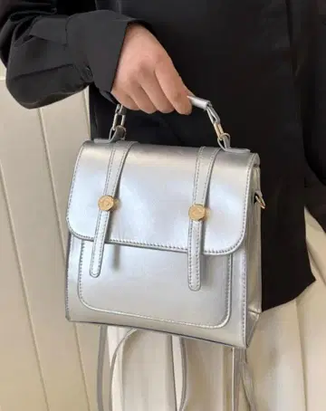 실버 플랩식 백