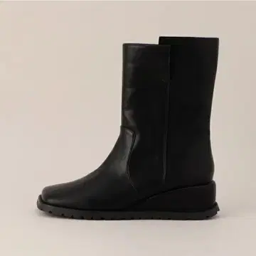 미사용 새상품 코무사 마추어 슬릿 숏부츠 스무스 블랙 L