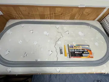 거의 새상품 TOMIX 캠버 포함 복선 레일 세트