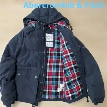 Abercrombie & Fitch 다운 자켓 S 네이비