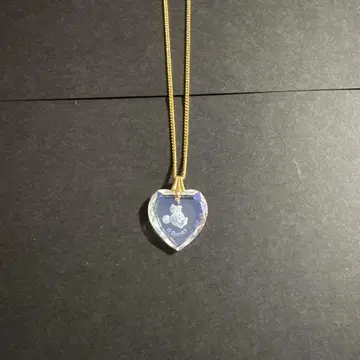 디즈니 미니 유리 목걸이