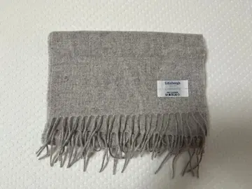 [ 새상품 ] 캐시미어 100% 옅은 그레이 머플러 UK제