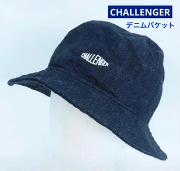 CHALLENGER 챌린저 데님 로고 자수 햇 인디고 M