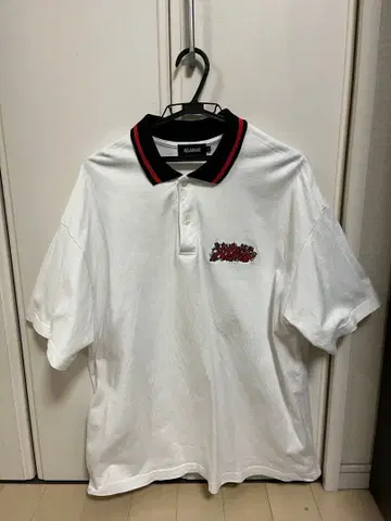 XLARGE 피케 셔츠 화이트