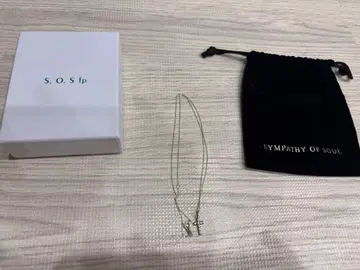 SYMPATHY OF SOUL 10금 다이아 크로스 목걸이