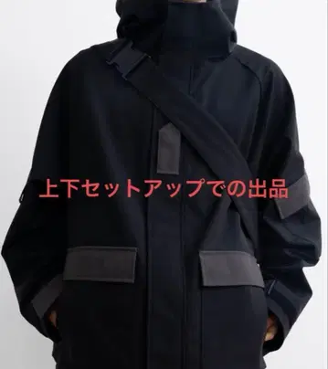 [ 미사용 셋업 ] SINSS 테크 후드티 M사이즈, 테크 카고 M사이즈