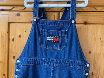 세탁만 미사용 데님 살로펫 스커트 3L 리메이크품