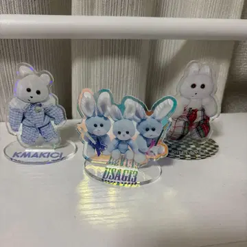 쿠마키치 아크릴 스탠드 3개 세트 usagi3 킨타로
