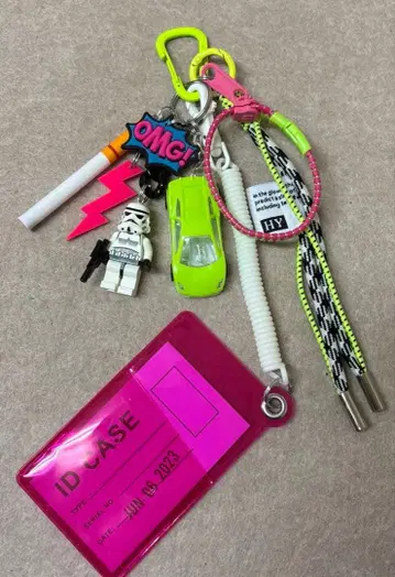 주렁주렁 키링 패스 케이스 라이트 포함