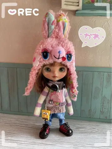 핑크 토끼 캐주얼 코디 [ 팝마트 브라이스 팝마 ]