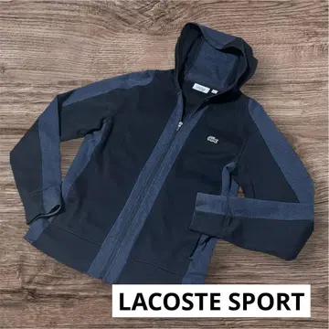 [라코스테] 후드티 블랙/그레이 남성용 US/S 사이즈