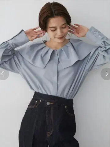 [ LAGUNAMOON ] 빅 칼라 셔츠