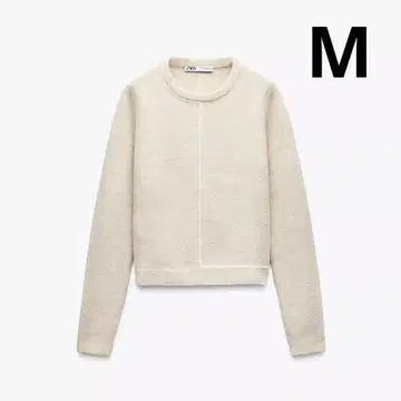 대비 트리밍 니트 스웨터 ZARA 자라 M 5536/202