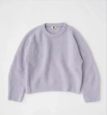 25aw 새상품 UNFIL 스트레치 슈퍼 키드 모헤어 크루넥 풀오버