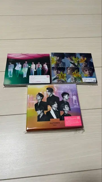 SixTONES CD 3장 세트