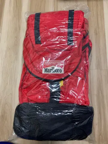 Marlboro 90s 대용량 백팩 빨간색 빈티지