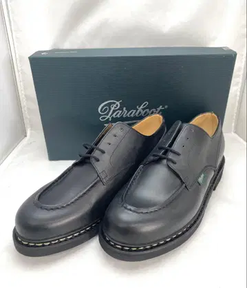 Paraboot 블랙 가죽 드레스 슈즈 7.5 26cm