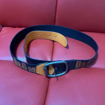 D&G 캐주얼 벨트 블랙/오렌지