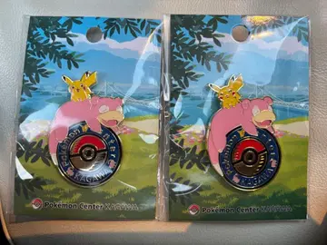 포켓몬 센터 카가와 핀 배지 야돈 현지 한정판 로고 핀즈 피카츄 익명