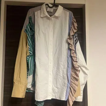 GENE HEAVENS 리메이크라이크 멀티 패널 셔츠