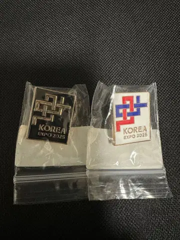 오사카 만박 KOREA EXPO 2025 배지 세트
