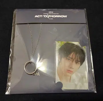 TXT TOMORROW 범규 반지 목걸이 트레이딩 카드 포함 팝업