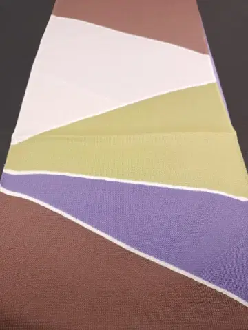 순수 실크 오비 분할 염색 하자 있음 o247