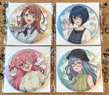 하피콜레 복권 MORE MORE JUMP! 글리터 캔뱃지 스티커