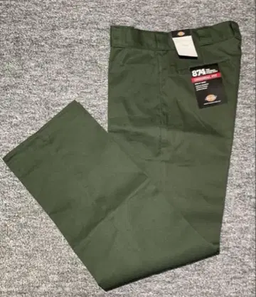 [ 새상품 ] 디키즈 874 워크 팬츠 32 x 32 헌터 그린