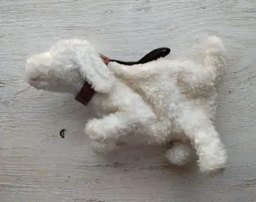 Petit loup 강아지 봉제 인형 파우치 미니 백