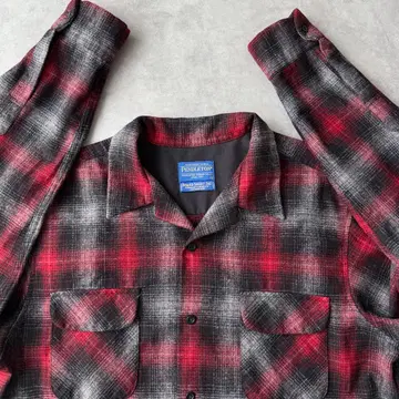 PENDLETON 펜들턴 보드 셔츠 옴브레 긴팔 하자 있음