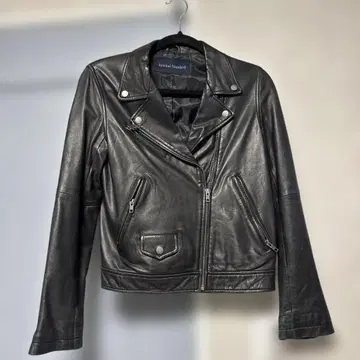 Journal Standard 블랙 가죽 라이더 자켓