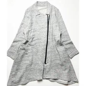 [컨디션 최상] 메이후/센소유니코/저지 플레어 코트/압축 펠트 가공 절개