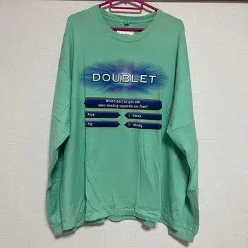 더블렛 롱 T셔츠