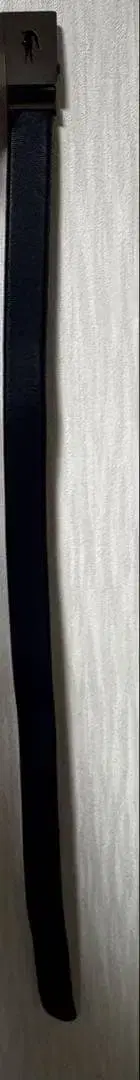 LACOSTE 가죽 벨트 네이비