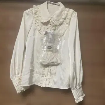 Amabel 프릴 긴팔 블라우스 F