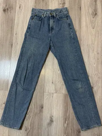 SLOBE IENALee 스트레이트 데님 블루