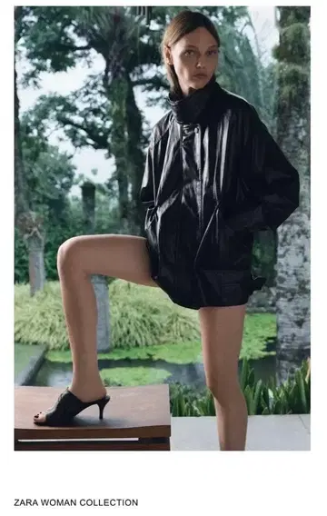 새상품 미사용 ZARA 자라 인조 가죽 자켓