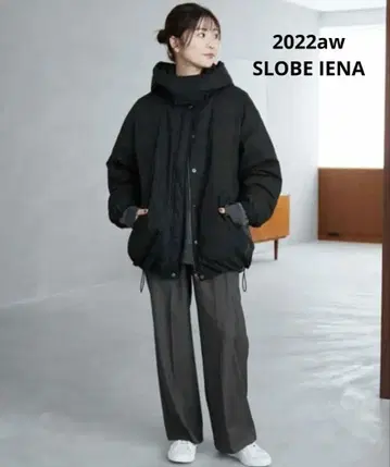 SLOBE IENA CE 타프타 숏 다운 블랙 36