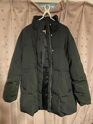 블랙 다운 자켓 M 사이즈