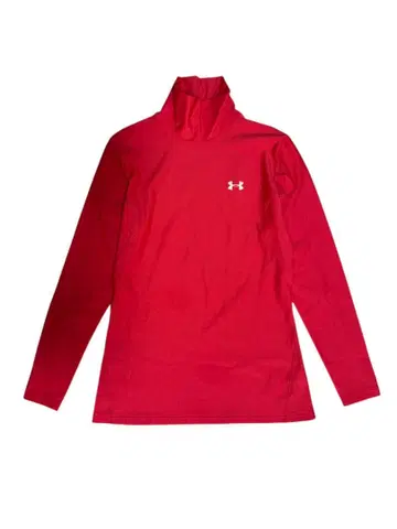 Under Armour 핑크 터틀넥 긴팔 셔츠