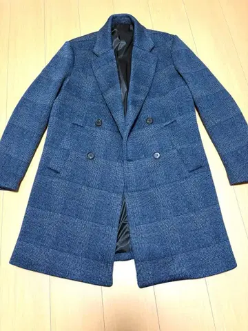 [ 새상품급 ] ZARA 더블 브레스트 체크 코트