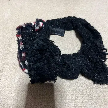 CA4LA* 복슬복슬 멀티 컬러 뜨개질 리본 헤어밴드