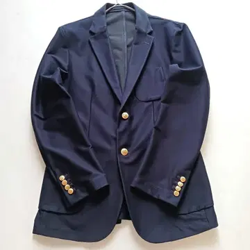 [ 새상품급 ] GU 네이비 골드 버튼 테일러드 자켓 L