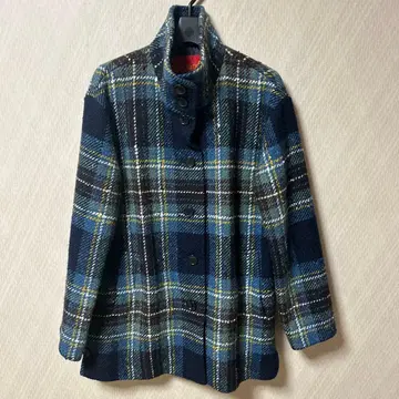 Yorkland 체크 무늬 울 자켓 9AR